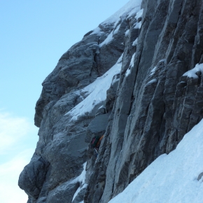 390 Eiger Nordwand zum Hinterstoisser Quergang 4